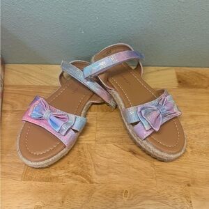 Laura Ashley Lilac Girl's Espadrille Sandals